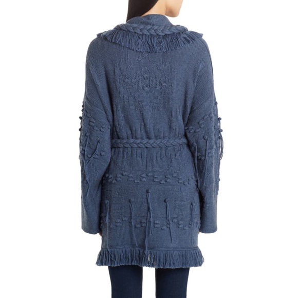 ALANUI Icon Fisherman Belted Cashmere Cardigan XS - Picture 3 of 16